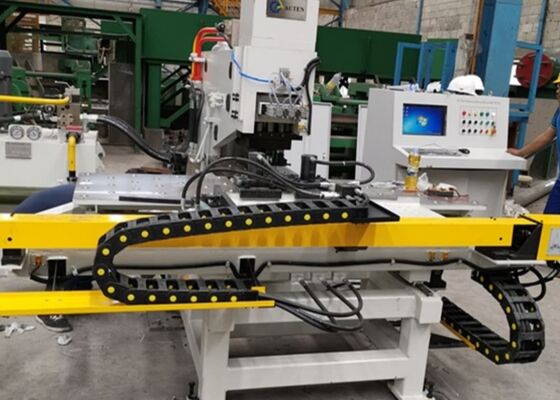 Applied To The Steel Structure Industry Cnc Plate Punching Machine 800/1200KN Marking Force