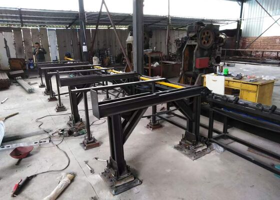 Cross-Arms Hoops In Electric Power Tower Iron Accessories Use CNC Punching Machine For Flat Steel