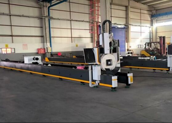 Model LC2412 CNC Laser Tube Cutting Machine Use The MAX6000 Laser Power