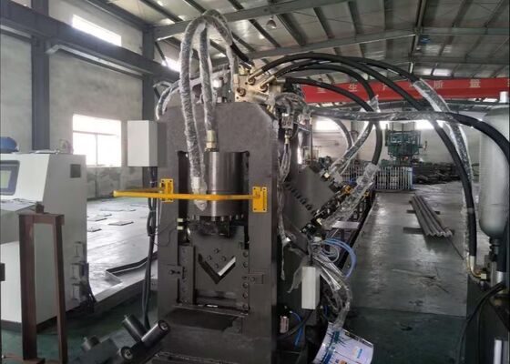 Large Scale Production Components Cnc Flat Steel Channel Steel Punching Typing Machine 3 Axes