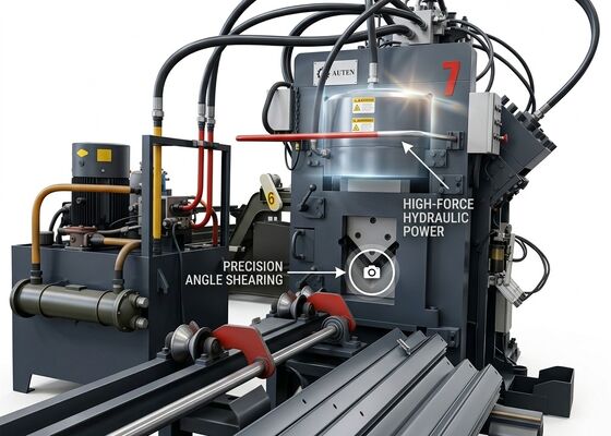 Multiple Cooling Method CNC Angle Steel Processing Line With Punching Shearing Marking Functions
