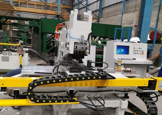 Model BNC100 Automatic CNC Plate Punching Marking And Drilling Machine For Steel Towers