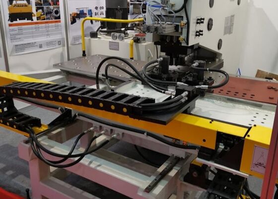 Used For Steel Tower Industry Cnc Plate Punching Machine 4 Die-Stations Cnc Punching Machine