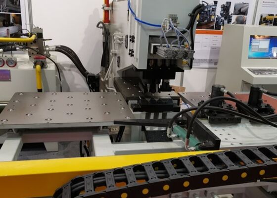 180mm Stroke Of Drilling Spindle Cnc Plate Punching Machine For Transmission Tower