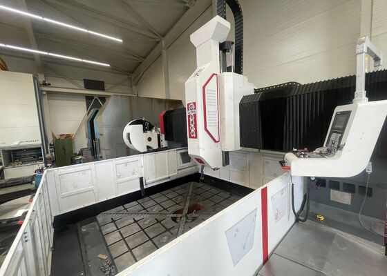 High Productivity CNC Plate Drilling And Milling Machine For Flange Manufacturing