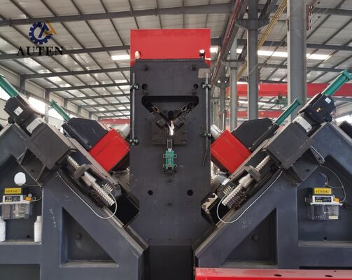 Industrial CNC Angle Drilling And Marking Machine For Power Tower Manufacturing