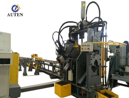 JNC Series CNC Angle Steel Punching Shearing Line 18 Number Of Letters Per Group