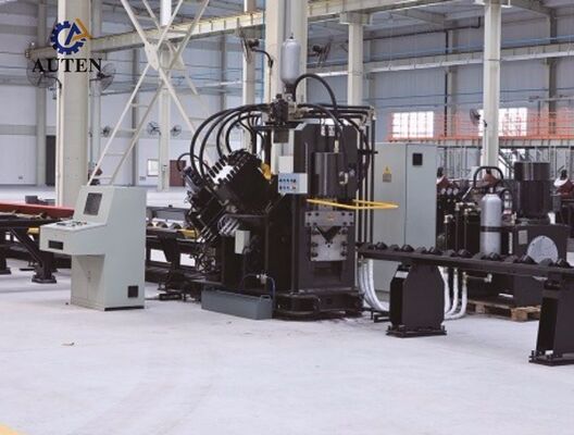 JNC Series CNC Angle Steel Punching Shearing Line 18 Number Of Letters Per Group