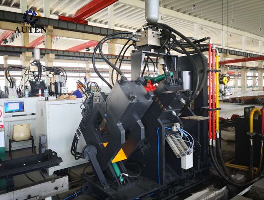 Servo Driven High Speed CNC Punching Marking Shearing Line For Angles