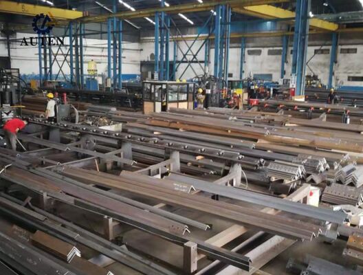 Precision High Speed CNC Punching Marking Shearing Line For Angles With Smart Control