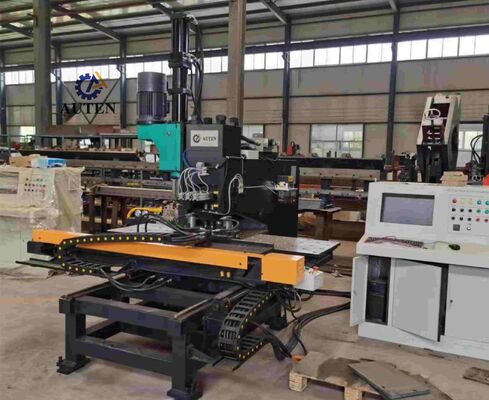 High Speed CNC Plate Punching Marking Drilling Machine With Integrated Processing