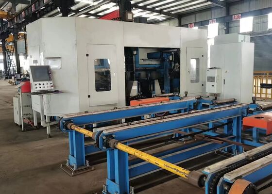 Industrial High-Speed CNC H Beam Drilling Machine With Three Independent Spindles