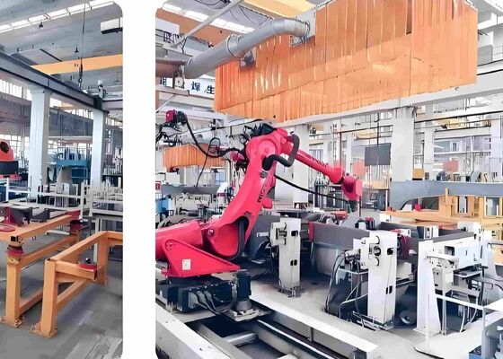 Flexible Standard Robotic Welding Workstation For Engineering Equipment And Shipbuilding