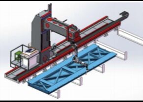 Steel Structure Used Intelligent Welding Robot (2010A Pro/9-Axis Cantilever Type)