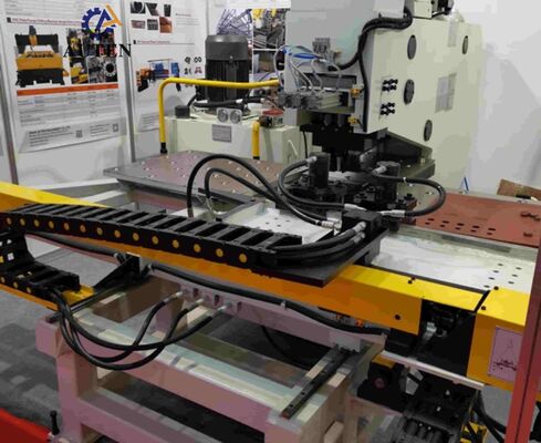 High-Efficiency CNC Plate Punching Marking And Drilling Machine With Φ50mm Drilling Capacity