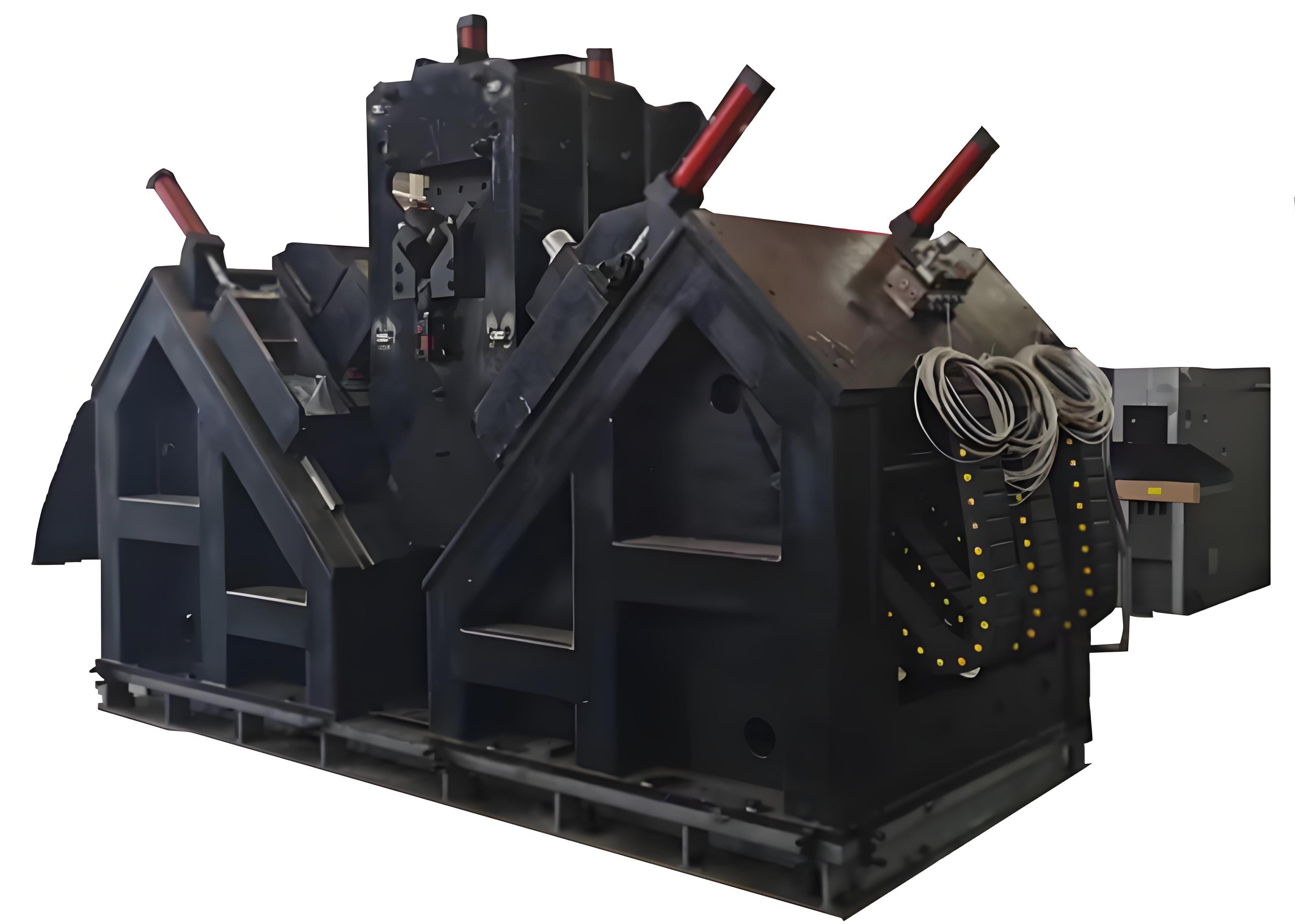 40m Dx Machine 3 Drills On Each Side CNC Angle Drilling And Tapping Machine Line 40m ...