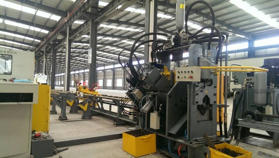 Hot Sale High Speed CNC Angle Punching, Marking and Single-Blade Cutting Machine Line