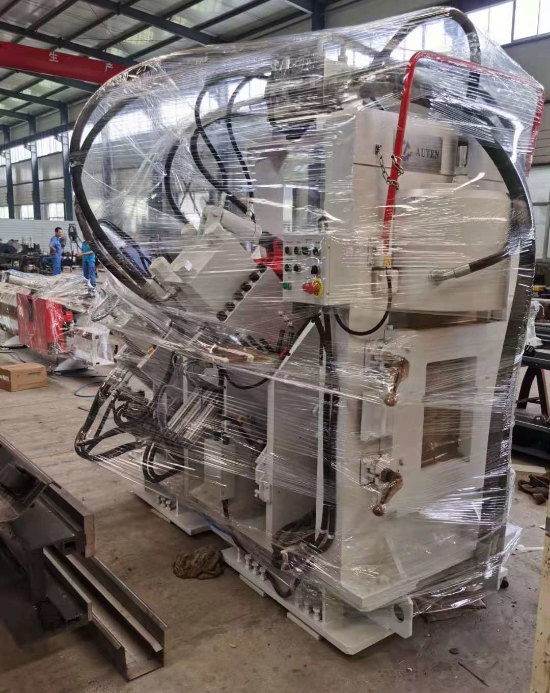 High Speed CNC Angle Machine Line with Punching, Marking and Cutting Function APM2020