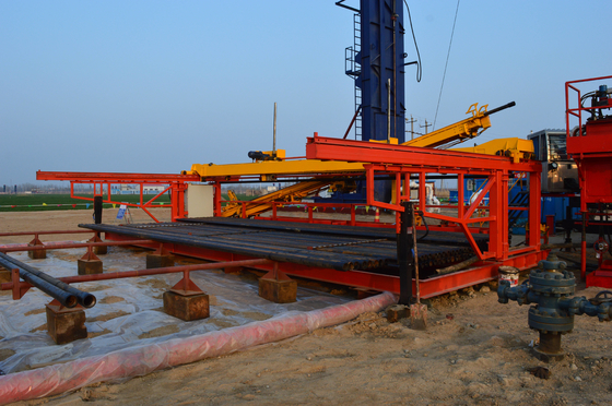 Oil Pipeline Automatic Lifting Stacking And Discharging Machine For Oil Well Maintenance