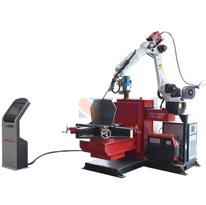 High Precision Welding Robot For Steel Structure Tower Foot welding