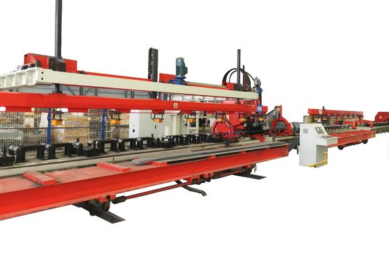 Sheet Metal Processing 15000x380 mm Workpiece Size 35 Tons CNC Plate Punching Machine for Automotive Longitudinal Beam