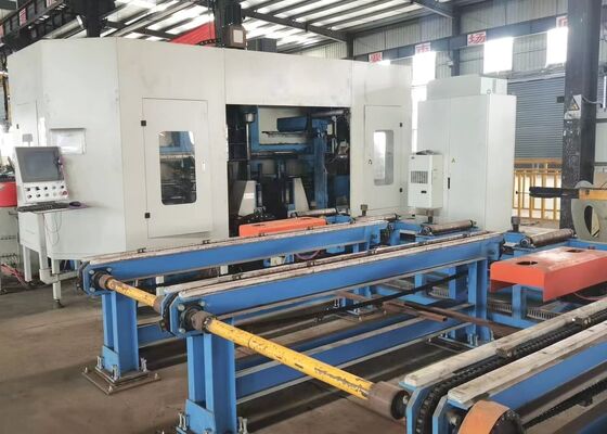 New CNC H Beam Drilling Machine For Steel Construction 11/15KW Spindle Motor Power