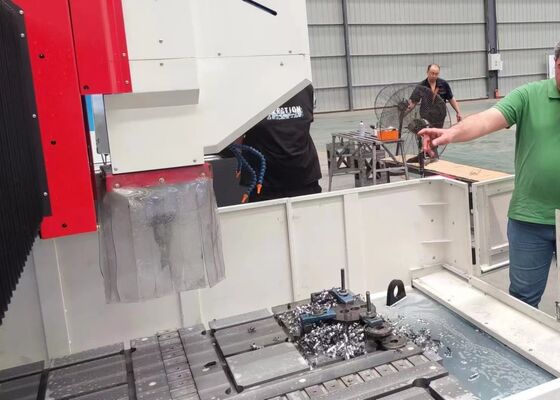 Heat Exchanger Plate Drilling Machine CNC Plate Drilling Milling Machine Steel Plate Drilling Machine