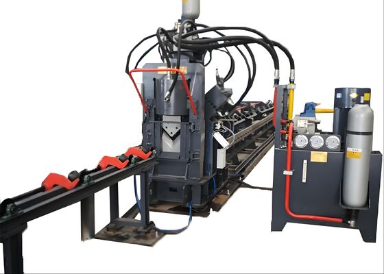 2200/4300KN Cutting force Cnc angle steel metal sheet punch cut machine line Model JNC2020