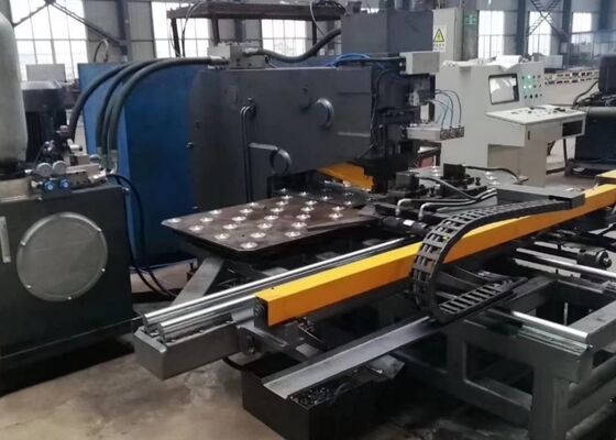 Steel Tower Use CNC Plate Punching Marking And Drilling Machine 1000/1200KN Punching Force