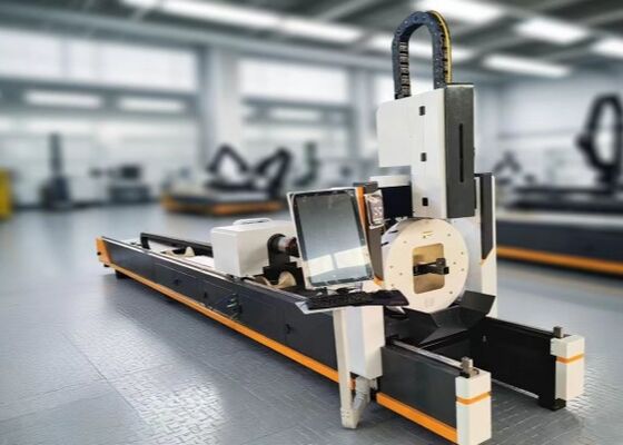 Model LC2412 CNC Laser Tube Cutting Machine Use The MAX6000 Laser Power