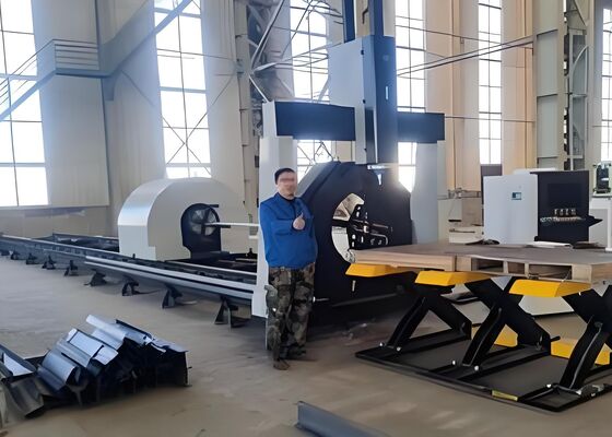 300mm X Axis Itinerary CNC Laser Tube Cutting Machine Line ≤30mm Tailor Length